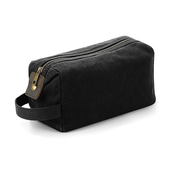 Heritage waxed canvas wash bag